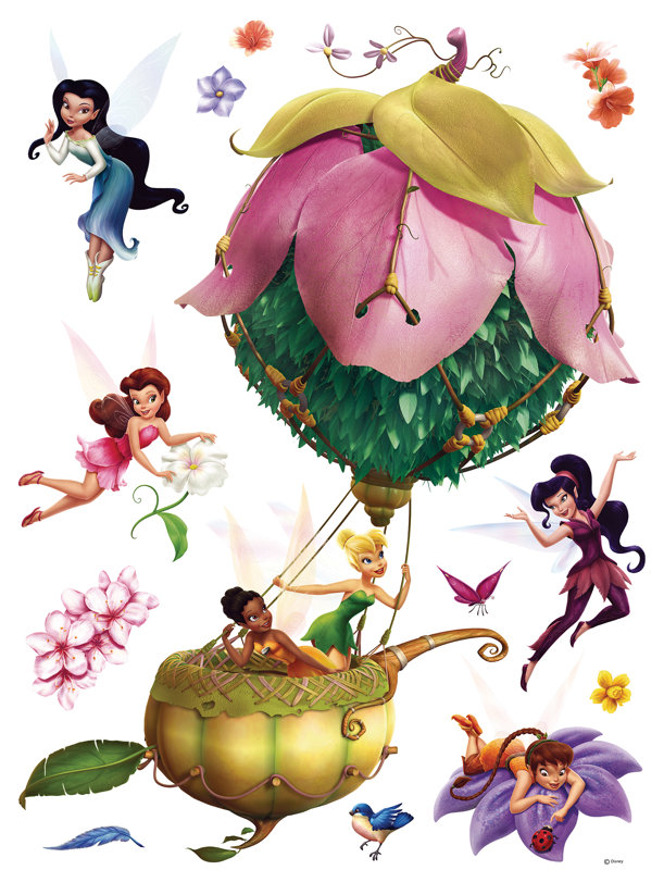 Disney Classics Wandtattoo Feen in Ballon | Wayfair.de